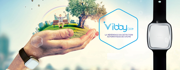 VIBBY OAK vitalbase téléassistance bracelet connecté