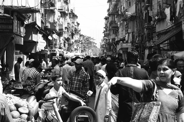 India crowd ageing population