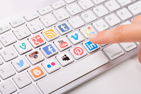 connecting through social media