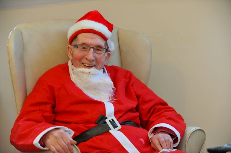 Stanley Bennett doing fundraising