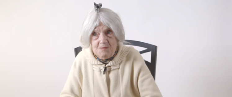 When centenarians give advice on beauty